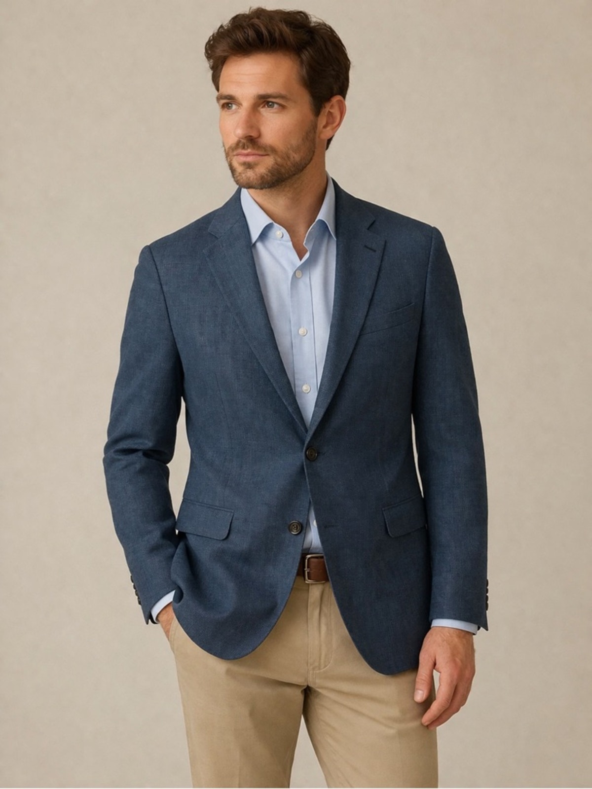 Ermenegildo Zegna Sport Coat Blue High Performance Blazer Men’s